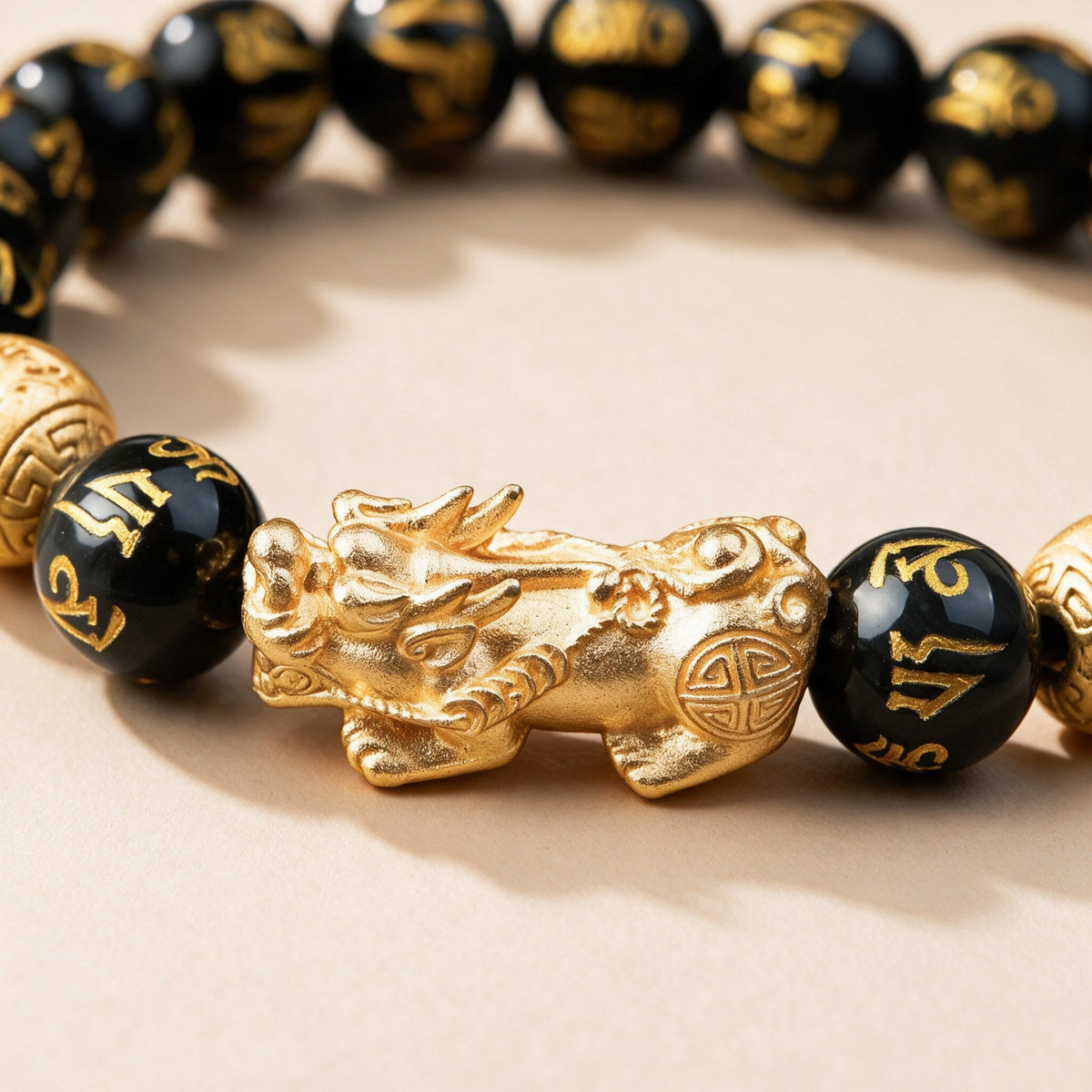 Pixiu Obsidian Bead Bracelet — product view 3