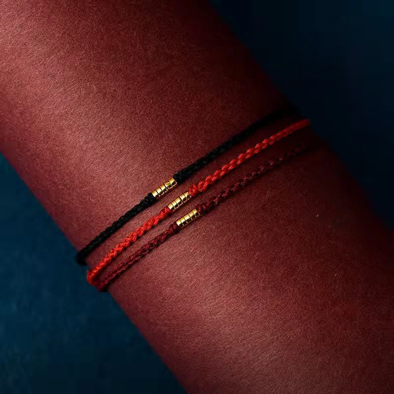 Sterling Silver Bead Cord Bracelet & Anklet — product view 3
