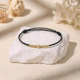 24K Gold-Plated 925 Sterling Silver Bead Tibetan Bracelet — bracelet view 5