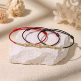 24K Gold-Plated 925 Sterling Silver Bead Tibetan Bracelet — bracelet view 6