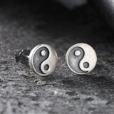 925 Sterling Silver Yin Yang One Stud Earring — earring view 1
