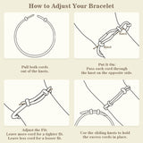999 Silver Red String Hand-Woven Bracelet — bracelet view 8