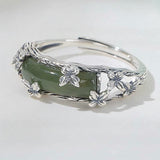 Chinese Jade Butterfly Love Ring — ring view 3