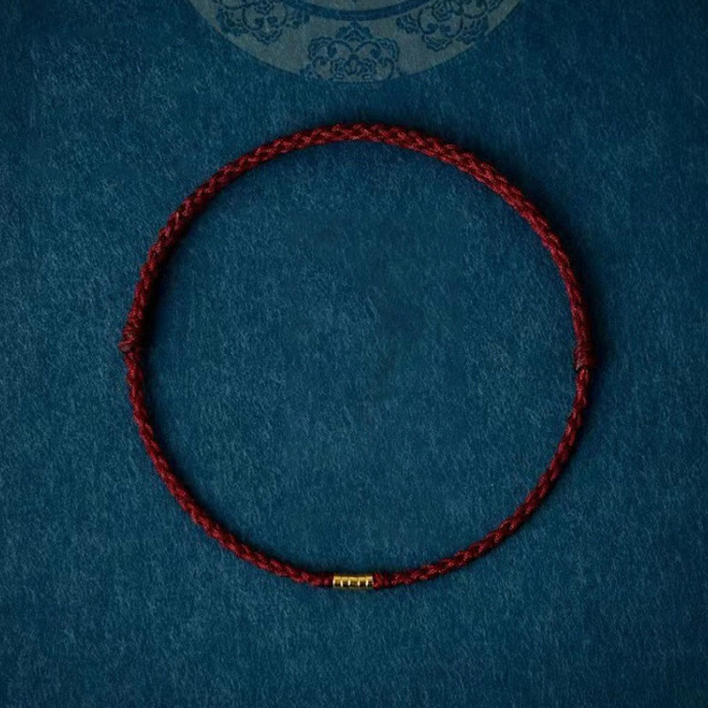 Sterling Silver Bead Cord Bracelet & Anklet — product view 1