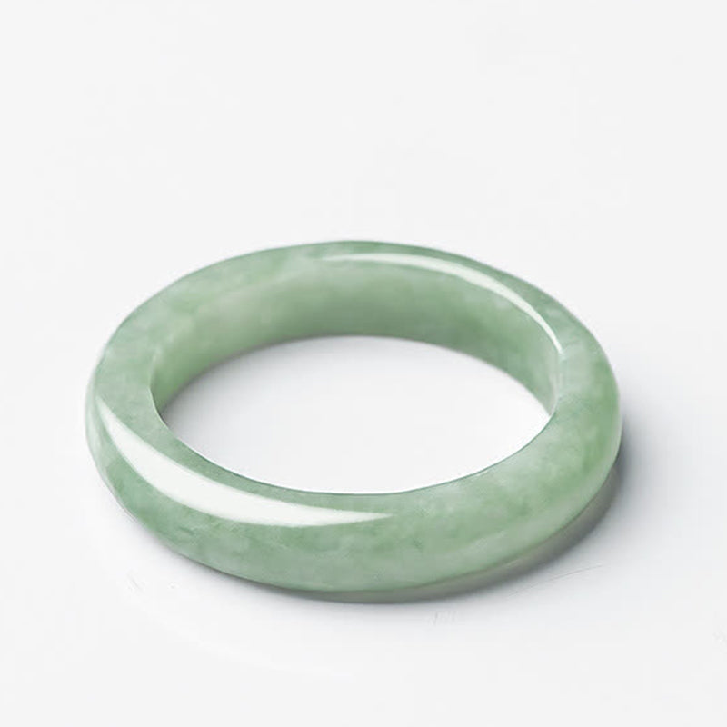 Polished Jade Band Ring — product view 3