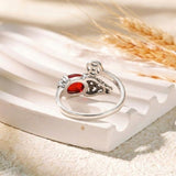 Copper Pixiu Ring Chinese Coin Charm — ring view 5