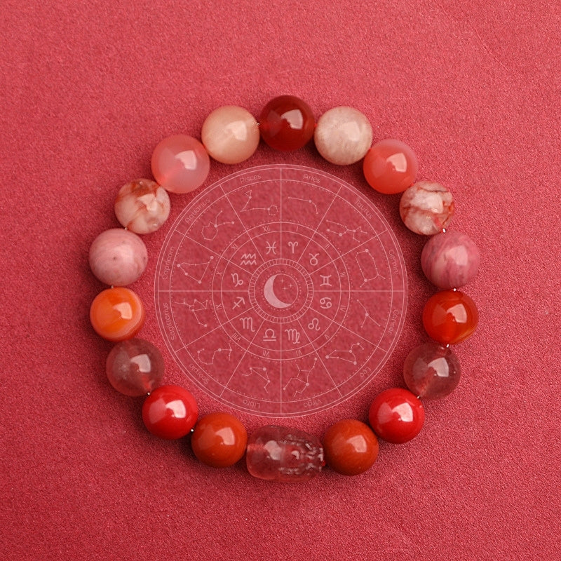 Five Elements Crystal Pixiu Bracelets — bracelet view 3