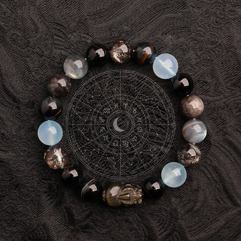 Five Elements Crystal Pixiu Bracelets — bracelet view 6