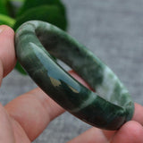 Jade Bangle Bracelet — bracelet view 2