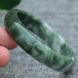 Jade Bangle Bracelet — bracelet view 4