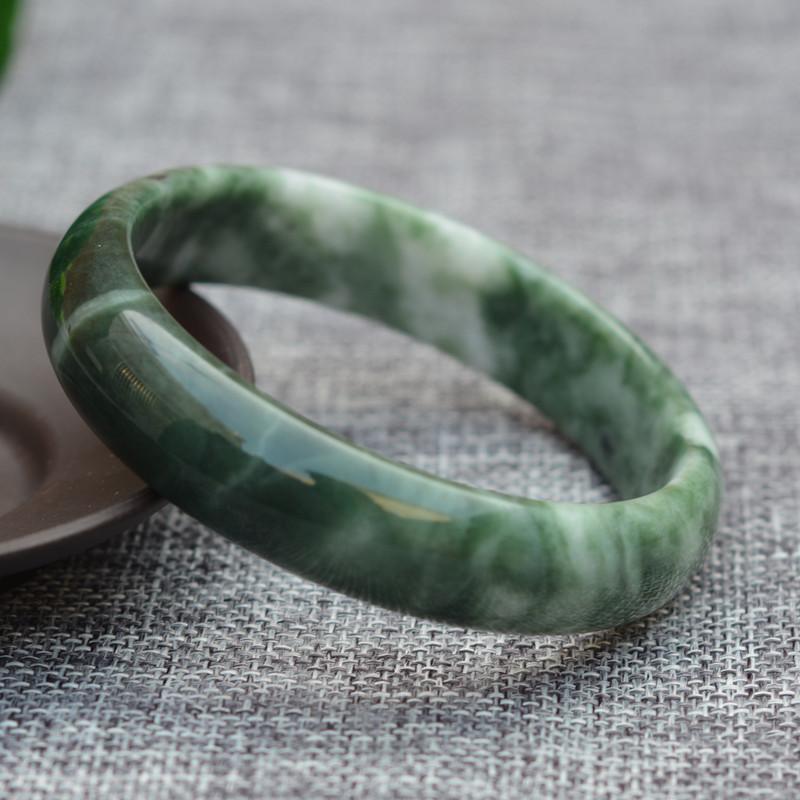 Jade Bangle Bracelet — bracelet view 6