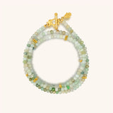 Jade Elephant Wrap Bracelet — bracelet view 1