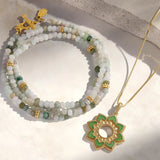 Jade Elephant Wrap Bracelet — bracelet view 5
