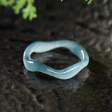 Jade Irregular Ring — ring view 1