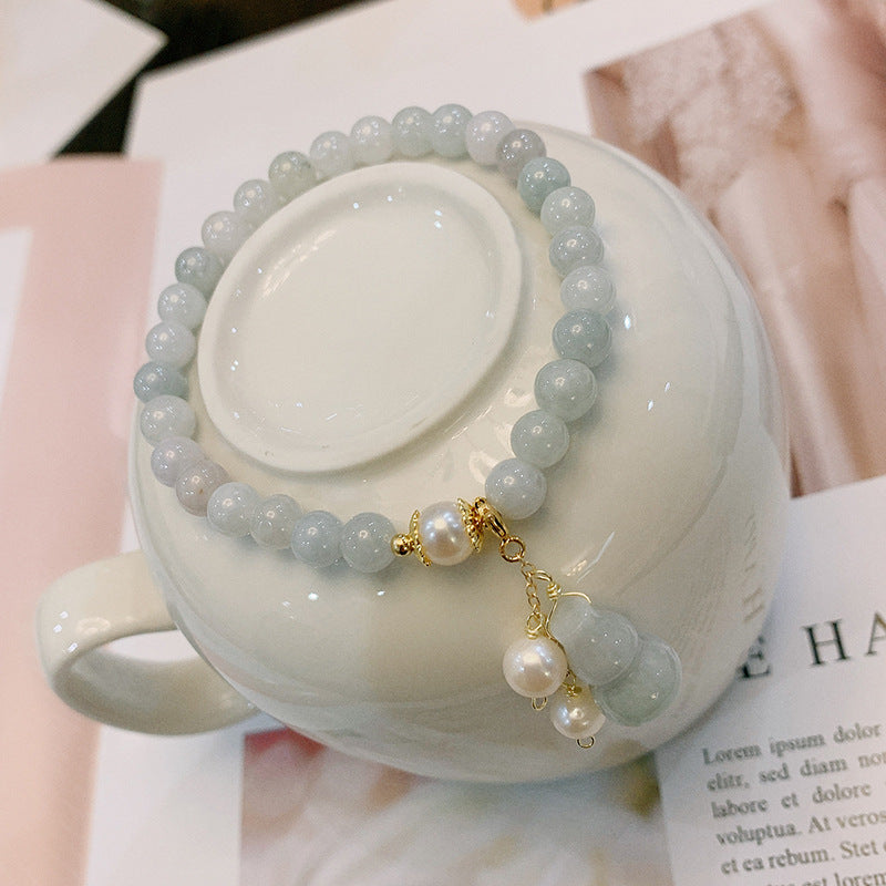 Light Green Jade Wu Lou Bracelet — bracelet view 7