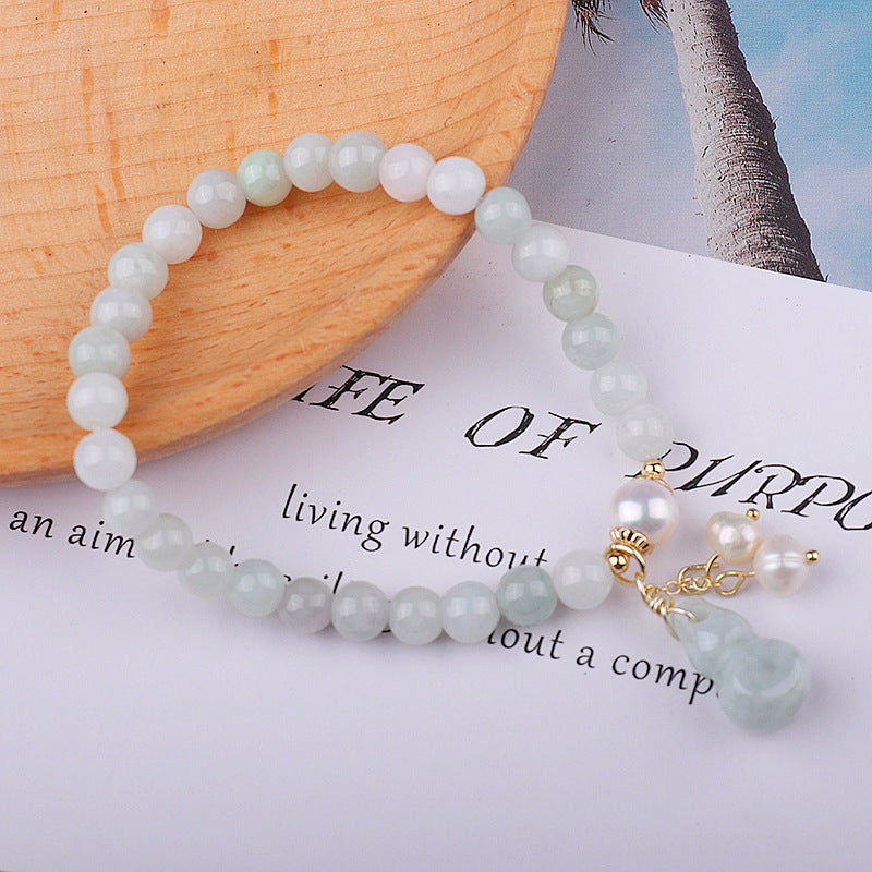 Light Green Jade Wu Lou Bracelet — bracelet view 8