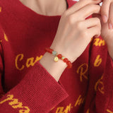 Red Agate Bracelet — bracelet view 2