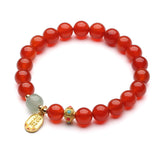 Red Agate Bracelet — bracelet view 4
