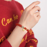Red Agate Bracelet — bracelet view 8