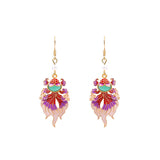 Retro Copper Koi Fish Drop Earrings — earring view 4