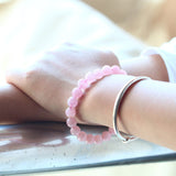 Rose Quartz Love Bracelet — bracelet view 2