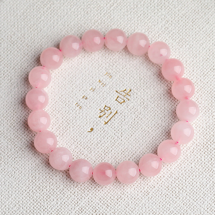 Rose Quartz Love Bracelet — bracelet view 4