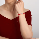 Pulsera de cordón rojo 888