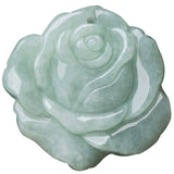 Carved Jade Floral Cord Necklace — detail view 7
