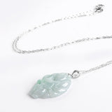Carved Jade Fox Necklace — detail view 5