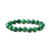 Green Jade Round Bead Bracelet — product view 6