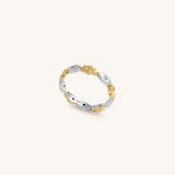 Anillo mano de Fátima y ojo protector