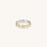 Anillo mano de Fátima y ojo protector