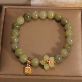 Jade Blossom and Fu Charm Bracelet — product view 2