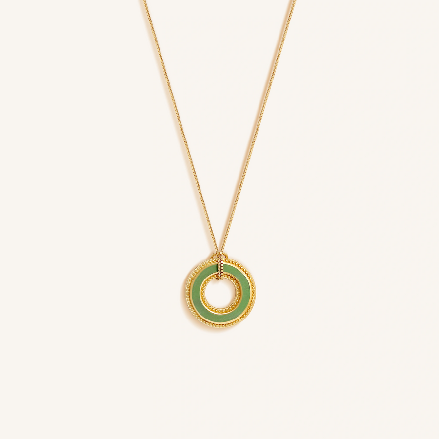 Collier à cercle de jade