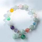Jade Gourd Mixed Stone Bracelet — product view 2