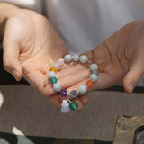 Jade Gourd Mixed Stone Bracelet — product view 5