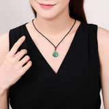 Jade Laughing Buddha Cord Necklace — product view 5