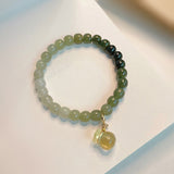 Jade Pouch Charm Bead Bracelet — product view 2