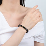 Obsidian and Black Tourmaline Bracelet — product view 3