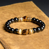 Obsidian and Tiger's Eye Accent Bracelet — product view 1