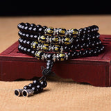 Obsidian Mantra 108-Bead Mala — product view 1