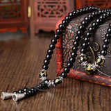 Obsidian Mantra 108-Bead Mala — product view 4