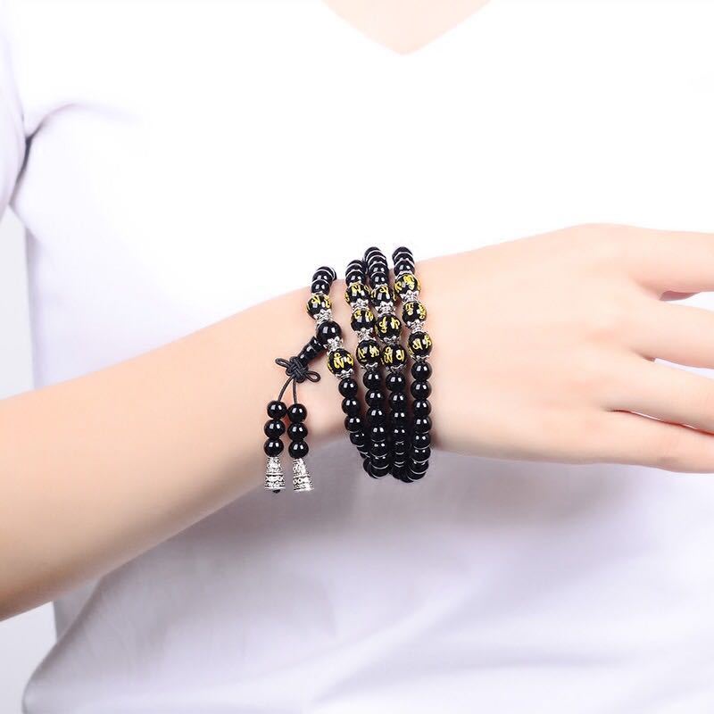 Obsidian Mantra 108-Bead Mala — product view 5