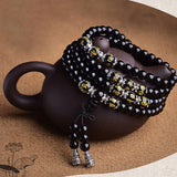 Obsidian Mantra 108-Bead Mala — product view 6