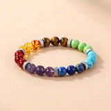 Pulsera de cuentas de siete colores