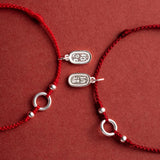 Silver Charm Cord Bracelet — detail view 4