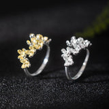 Silver Osmanthus Blossom Ring — product view 1