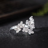 Silver Osmanthus Blossom Ring — product view 4