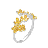Silver Osmanthus Blossom Ring — product view 5