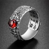 Anillo abierto Pixiu plateado